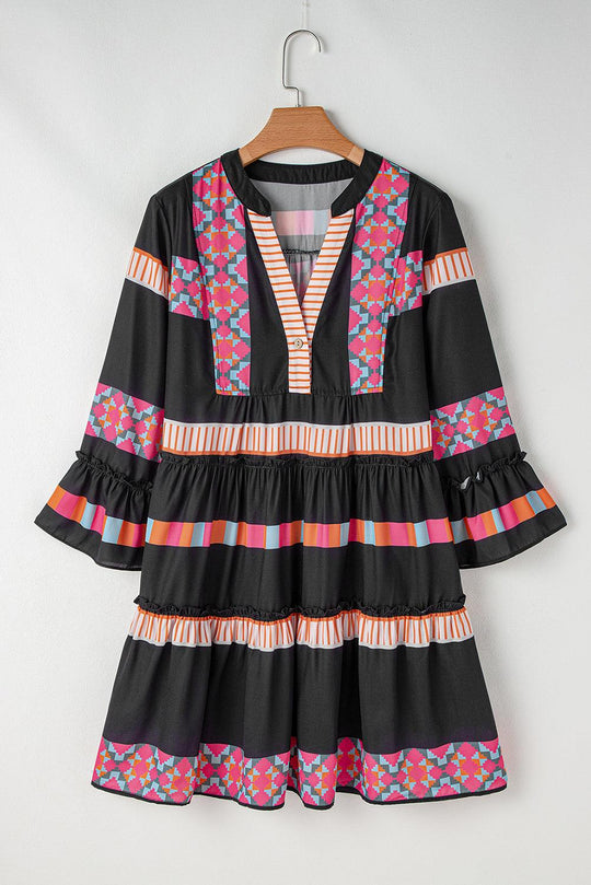 Toni Boho Ruffle Dress