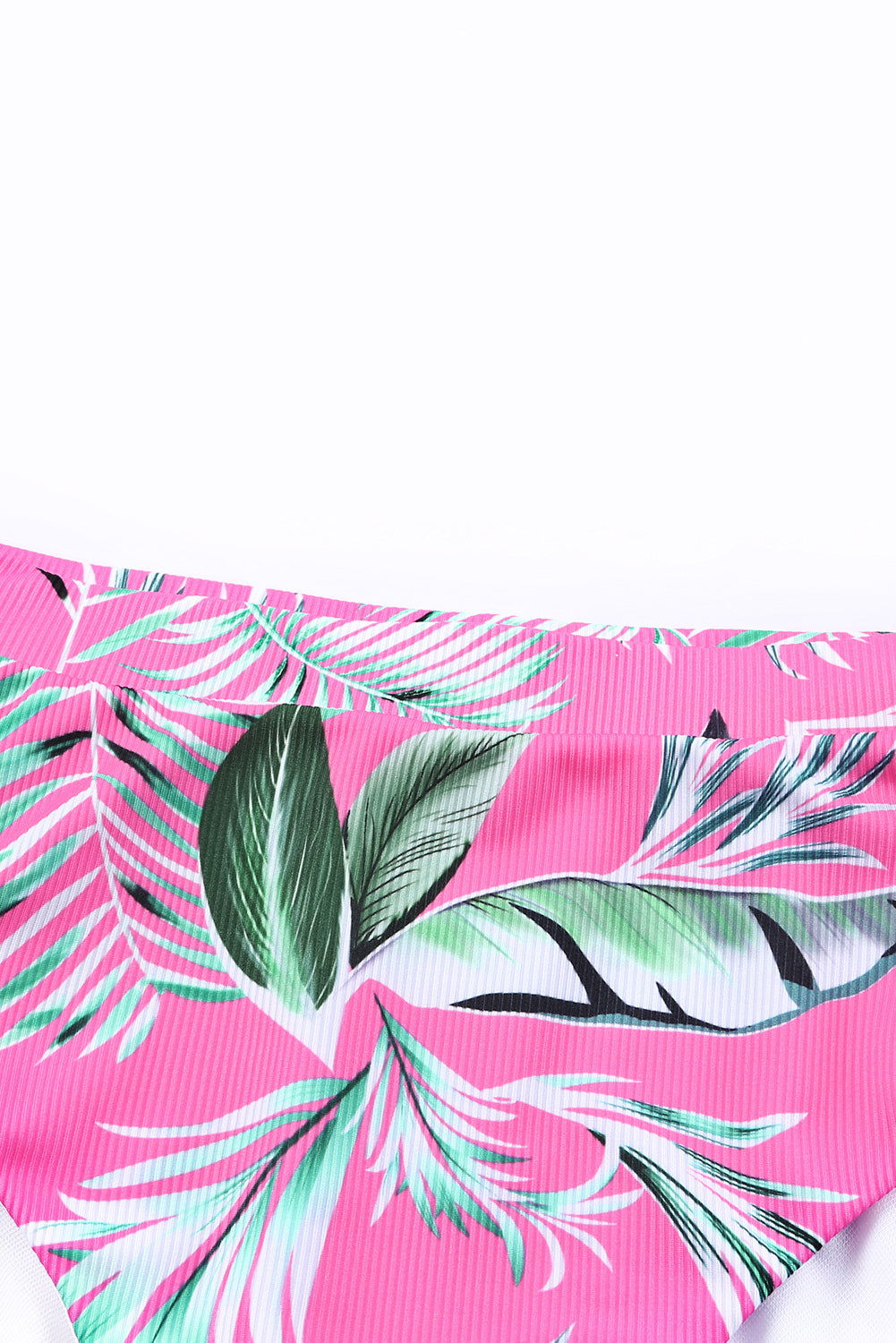 Tropical Pink High Waist Bikini - Klazzi Fashion Boutique