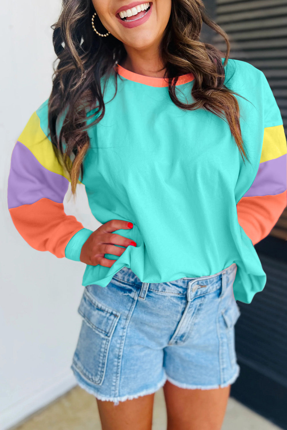 Multicolor Stitch Sweater