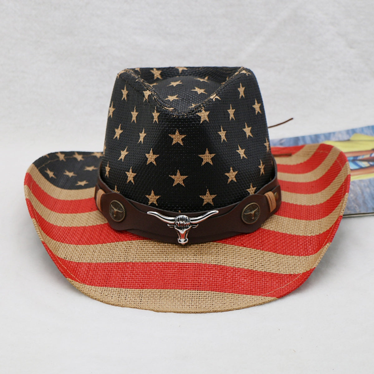 US Flag Paper Cloth Hat