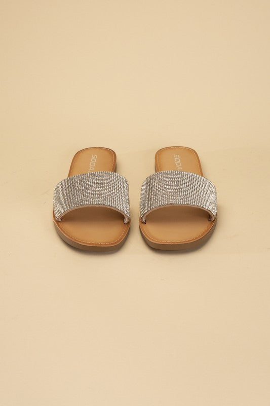 Debra Rhinestone Slides