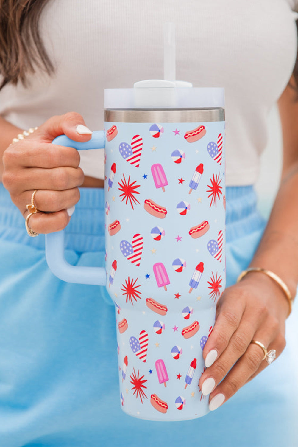 Fun Patriotic Party Pattern Cup 