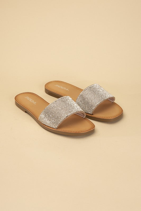 Debra Rhinestone Slides