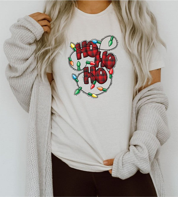 Christmas Lights Ho, Ho, Ho, T-Shirt