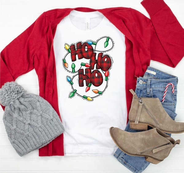 Christmas Lights Ho, Ho, Ho, T-Shirt