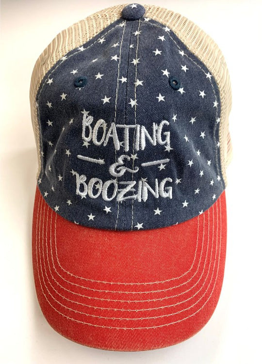  Patriotic Boating 'N' Boozing Cap