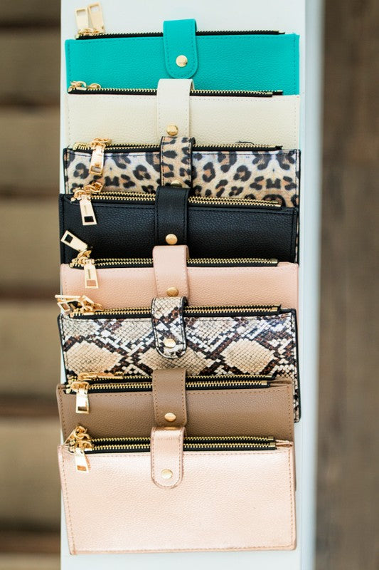 Chic Zipper Card Wallet