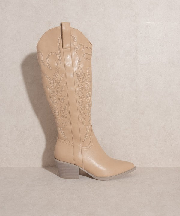 Oasis Society Samara - Embroidered Tall Boot - Klazzi Fashion Boutique