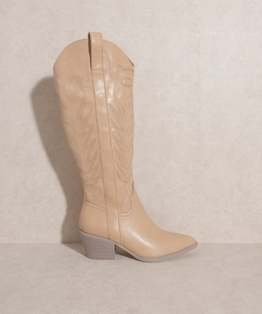 Oasis Society Samara - Embroidered Tall Boot - Klazzi Fashion Boutique