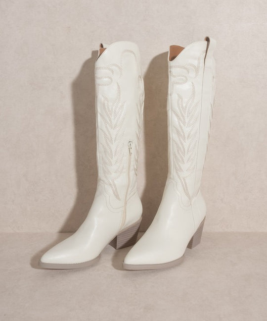 Oasis Society Samara - Embroidered Tall Boot - Klazzi Fashion Boutique