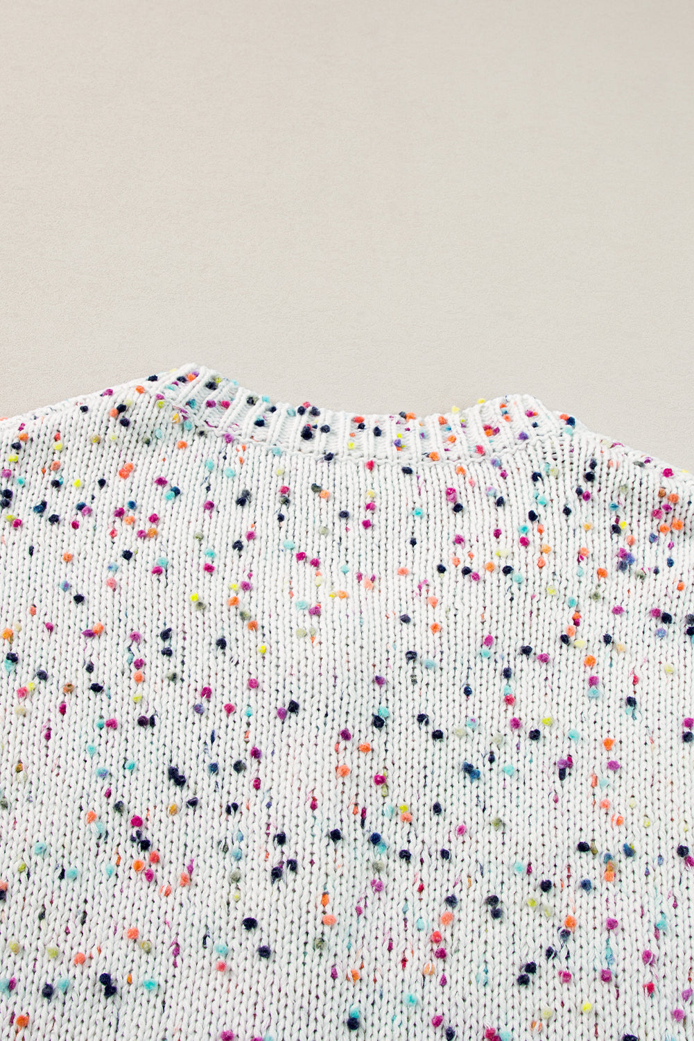 Multicolor Confetti Sweater Cardigan