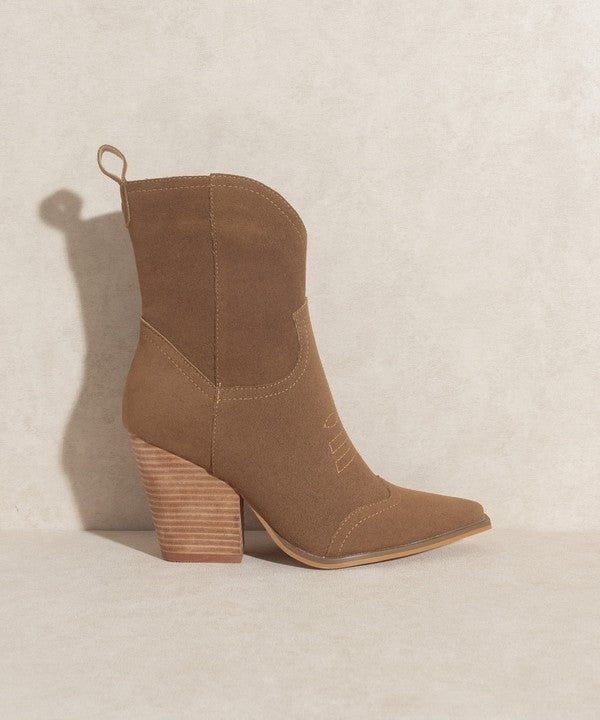 Oasis Society Ariella - Western Short Boots - Klazzi Fashion Boutique