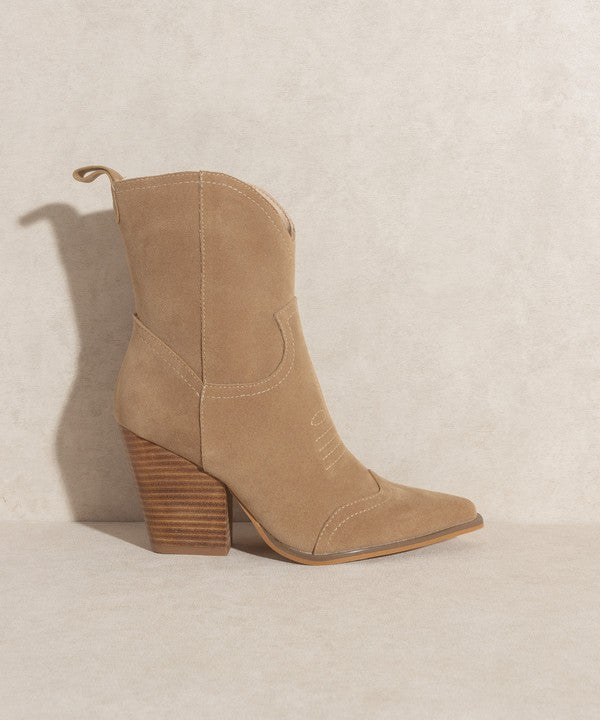 Oasis Society Ariella - Western Short Boots - Klazzi Fashion Boutique