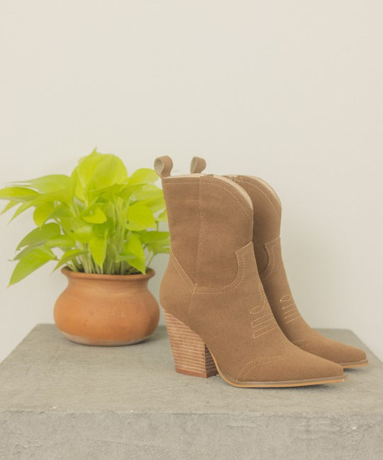 Oasis Society Ariella - Western Short Boots - Klazzi Fashion Boutique