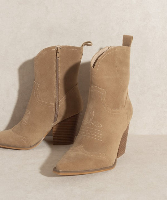 Oasis Society Ariella - Western Short Boots - Klazzi Fashion Boutique