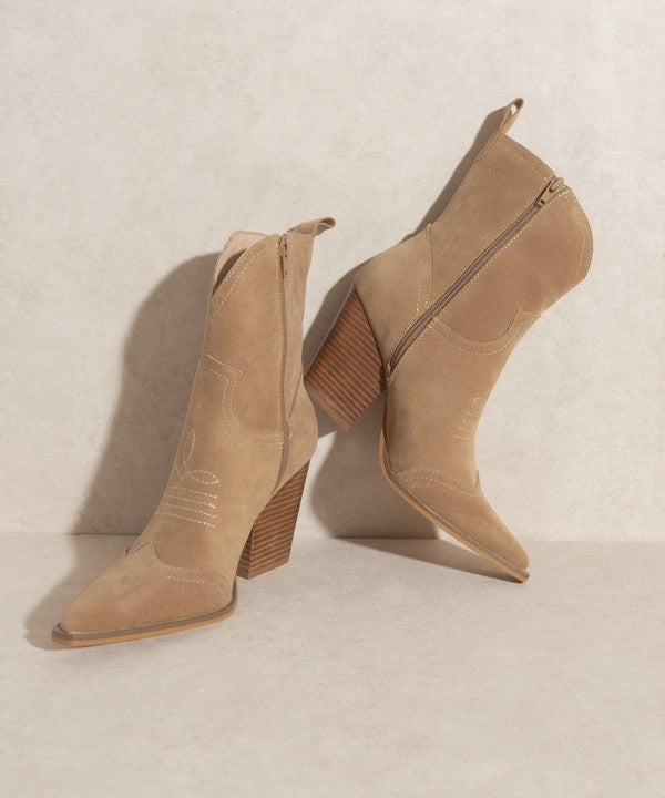 Oasis Society Ariella - Western Short Boots - Klazzi Fashion Boutique