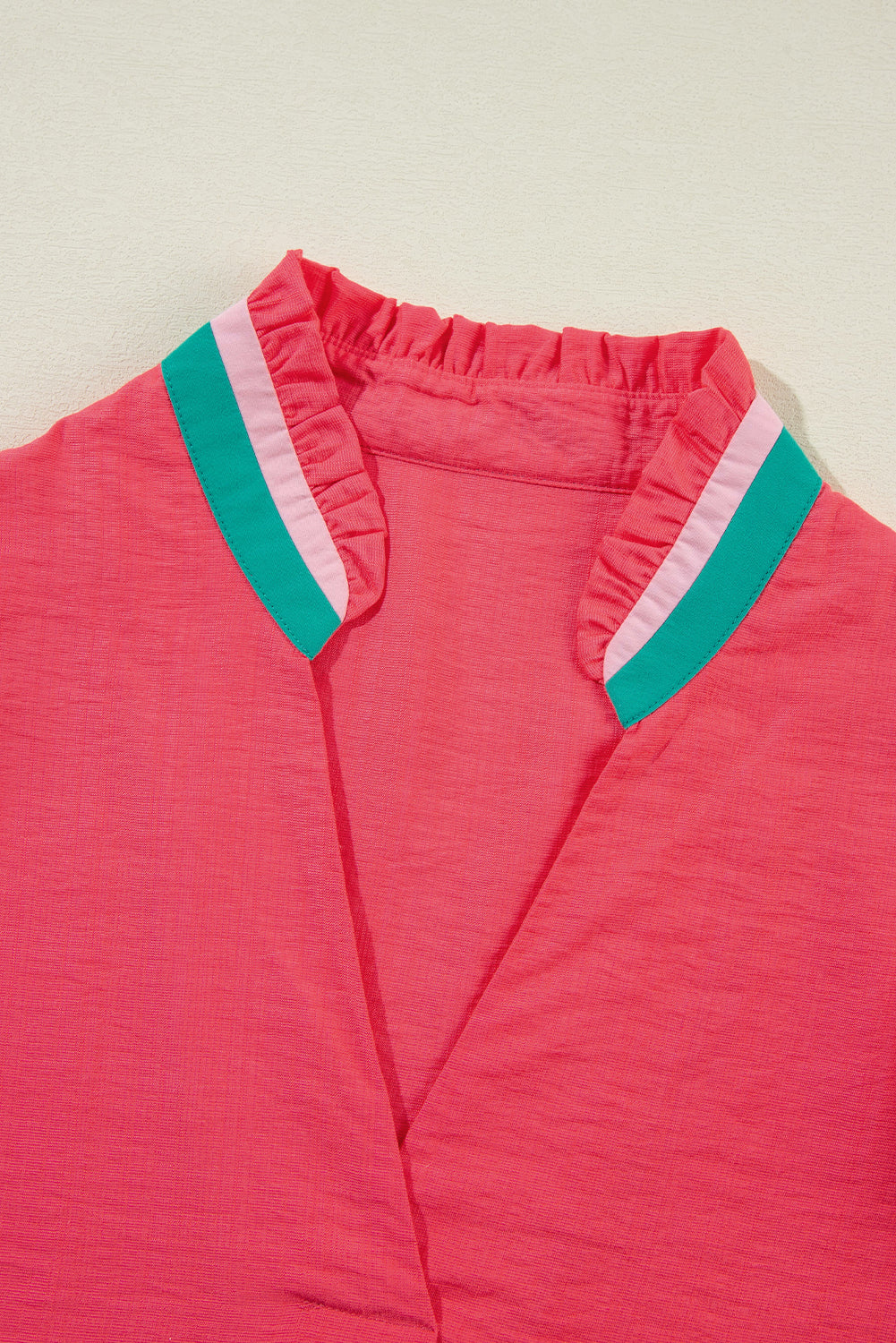 Stripe Watermelon Short Sleeve Blouse