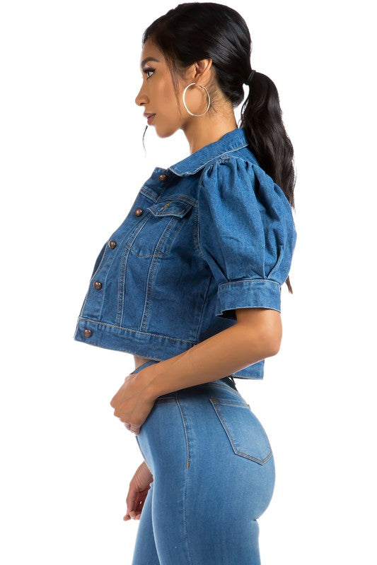 Lilli Denim Cropped Jacket