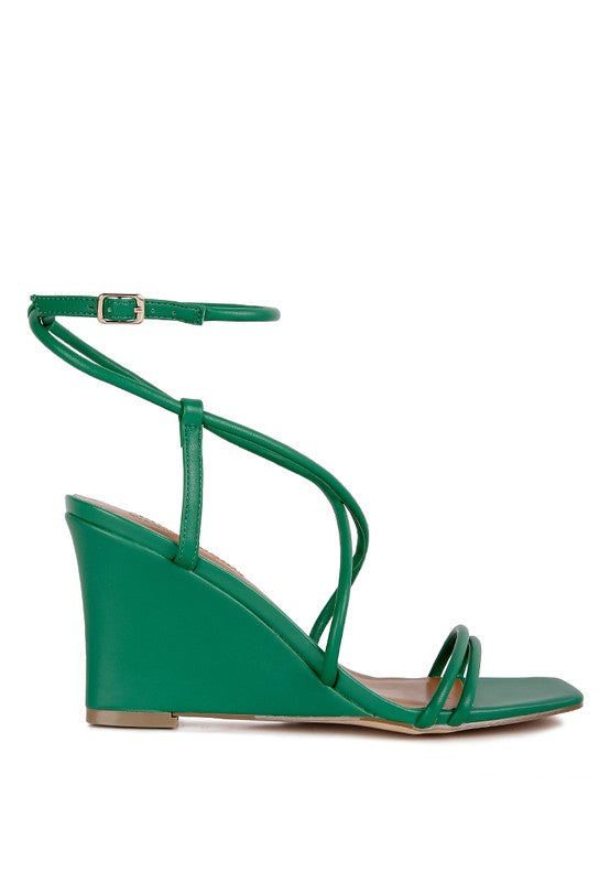 Gram Hunt Ankle Strap Wedge Sandals - Klazzi Fashion Boutique