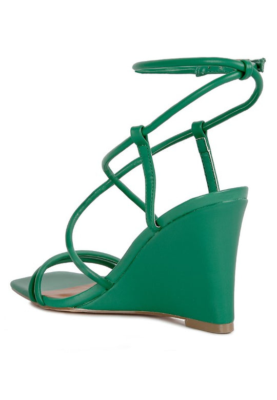 Gram Hunt Ankle Strap Wedge Sandals - Klazzi Fashion Boutique