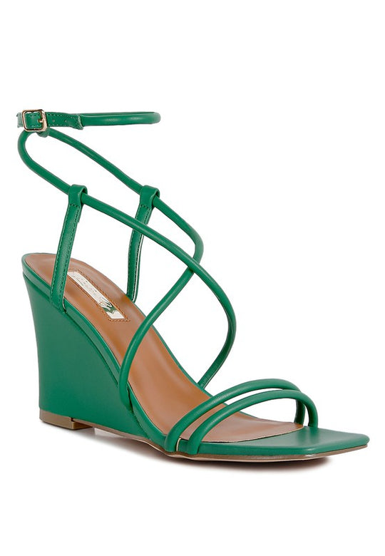 Gram Hunt Ankle Strap Wedge Sandals - Klazzi Fashion Boutique