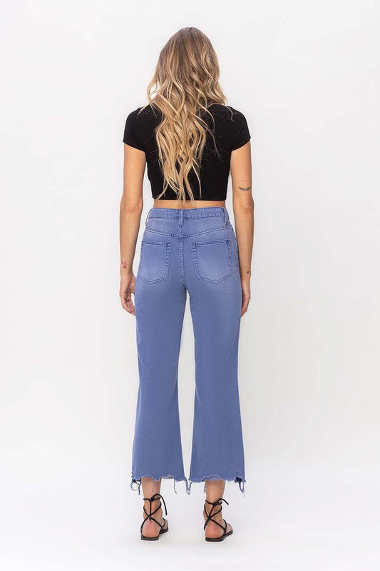 90"s Vintage Crop Flare Jeans - Klazzi Fashion Boutique