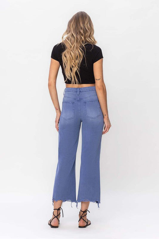 90"s Vintage Crop Flare Jeans - Klazzi Fashion Boutique