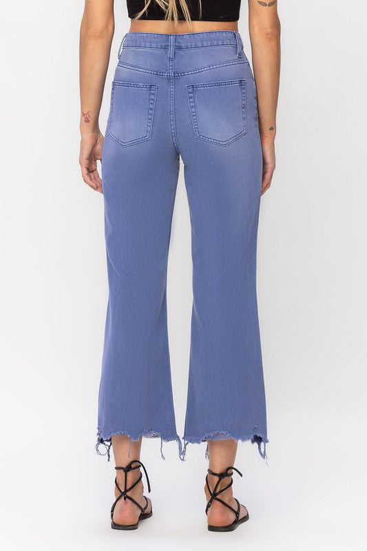 90"s Vintage Crop Flare Jeans - Klazzi Fashion Boutique