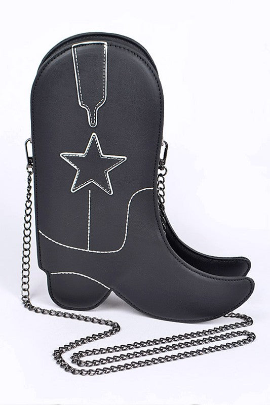 Chic Cowboy Boots Iconic Swing Bag