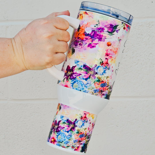 She Is Mom Graphic Tumbler