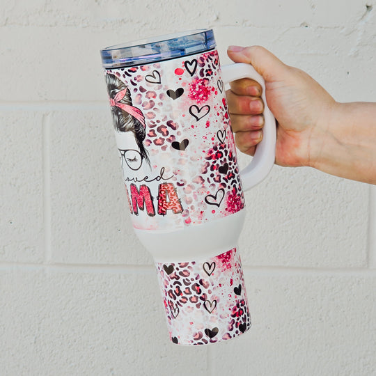 "One Loved Mama" Graphic Tumbler