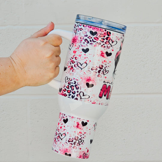 "One Loved Mama" Graphic Tumbler