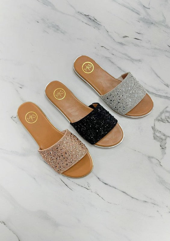 Carly Modern Rhinestone Sandals