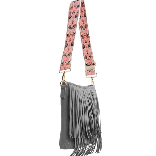  Fringe Bucket Bag Handbag