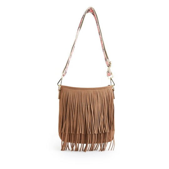  Fringe Bucket Bag Handbag