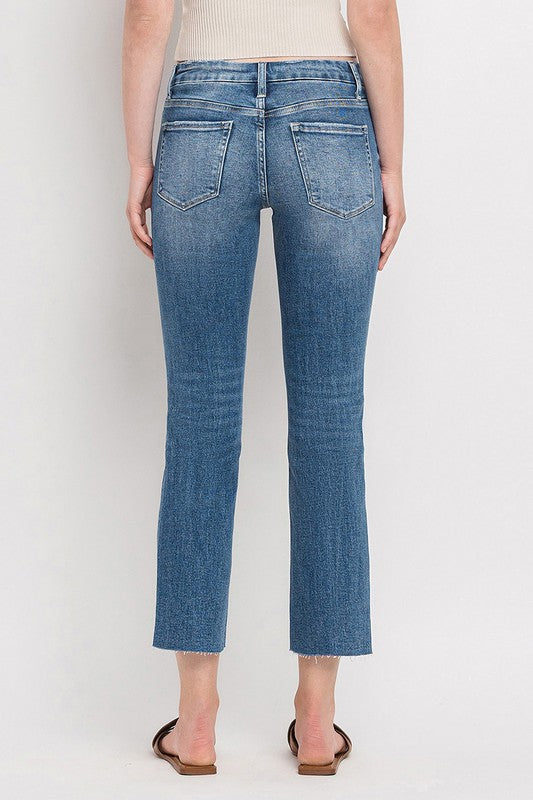 Mid Rise Flying Monkey Slim Denim