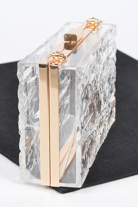 Acrylic Transparent Box Clutch