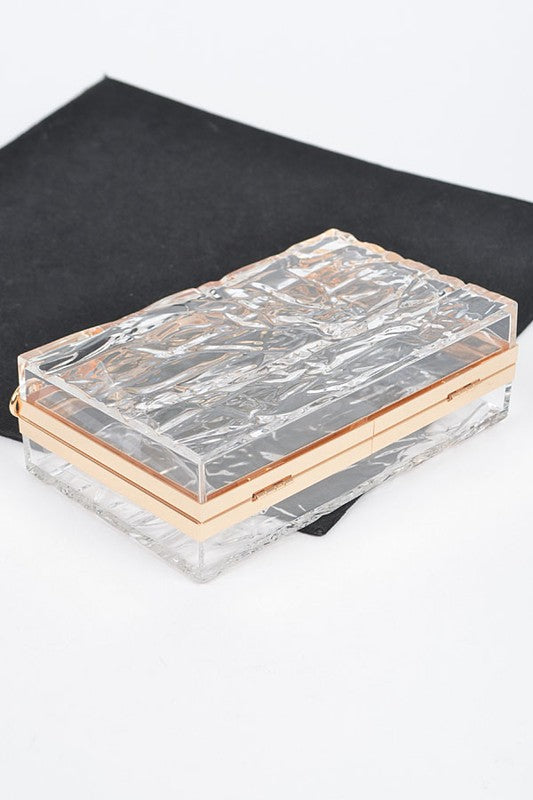 Acrylic Transparent Box Clutch