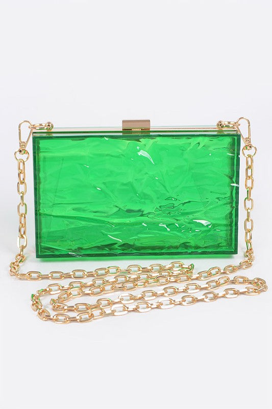 Acrylic Transparent Box Clutch