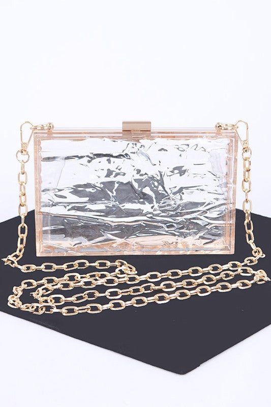 Acrylic Transparent Box Clutch