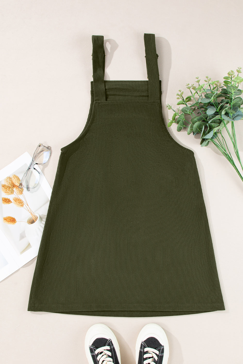 Lillie Corduroy Overall Dress