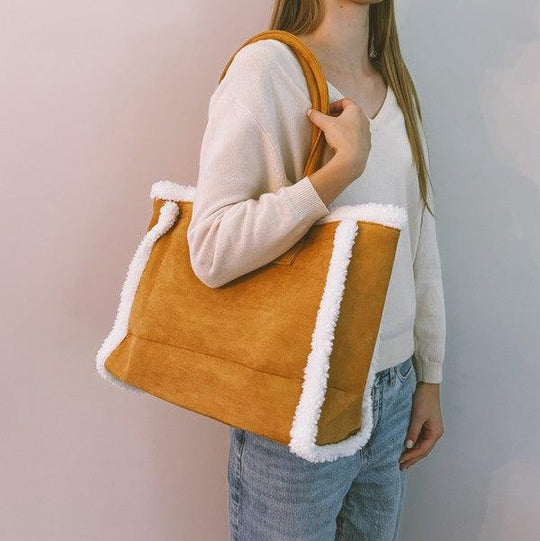  Tote Cozy Teddy Shoulder Bag