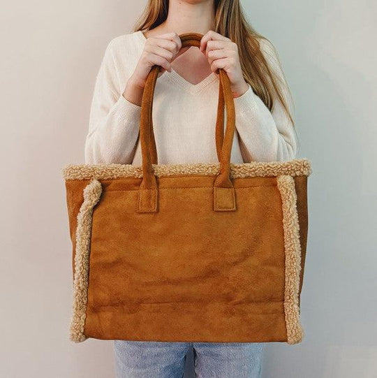  Tote Cozy Teddy Shoulder Bag