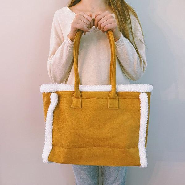  Tote Cozy Teddy Shoulder Bag