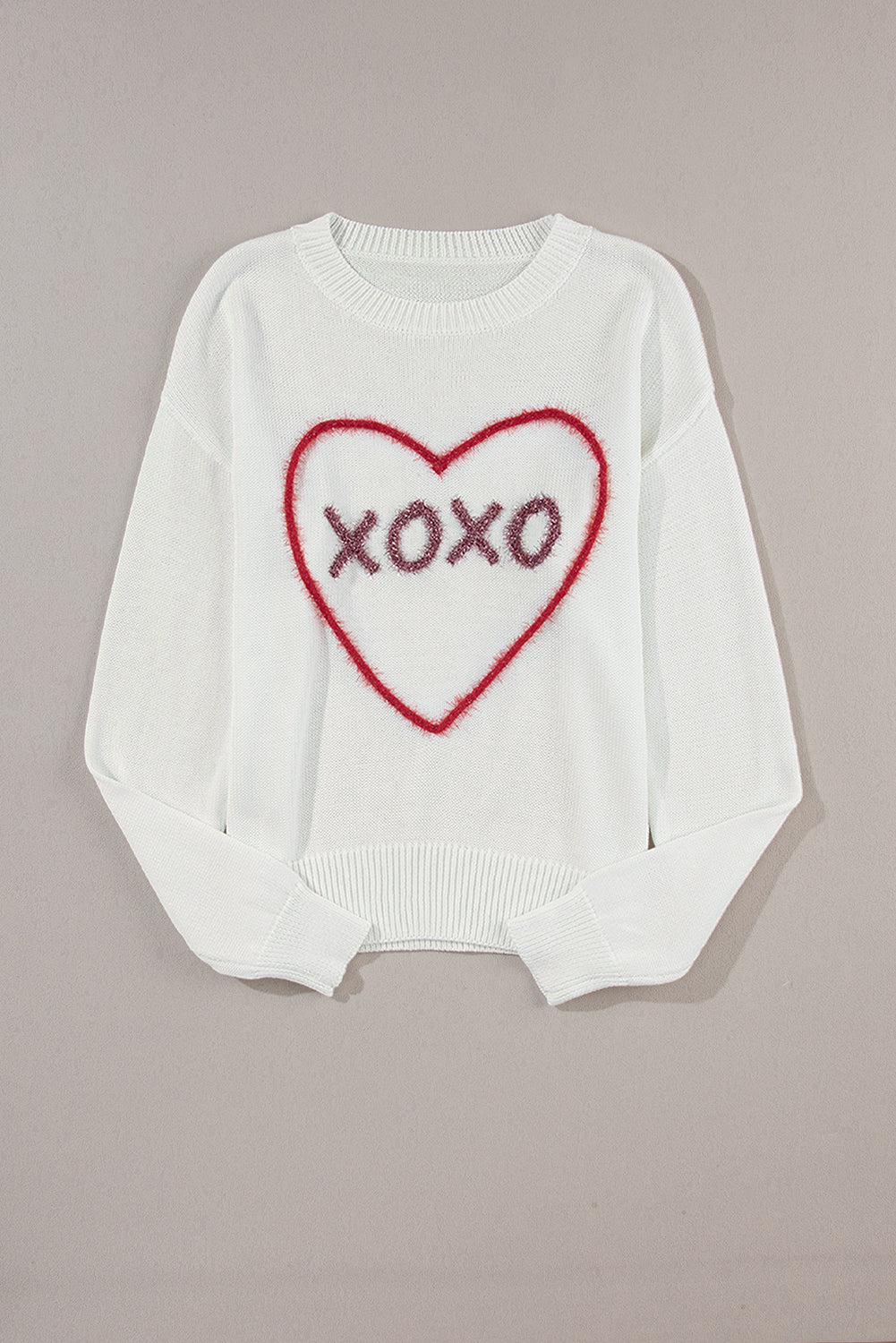 Knitted Heart XOXO Sweater