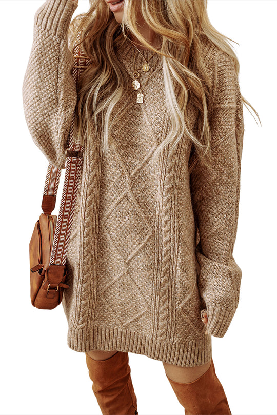 Cassidy Knit Loose Fit Sweater Dress