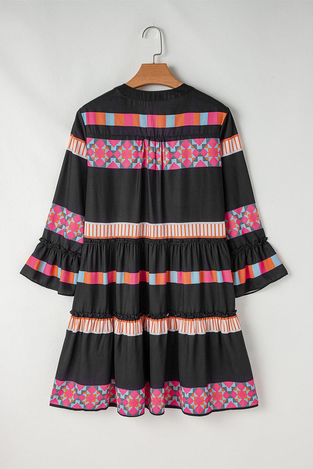 Toni Boho Ruffle Dress