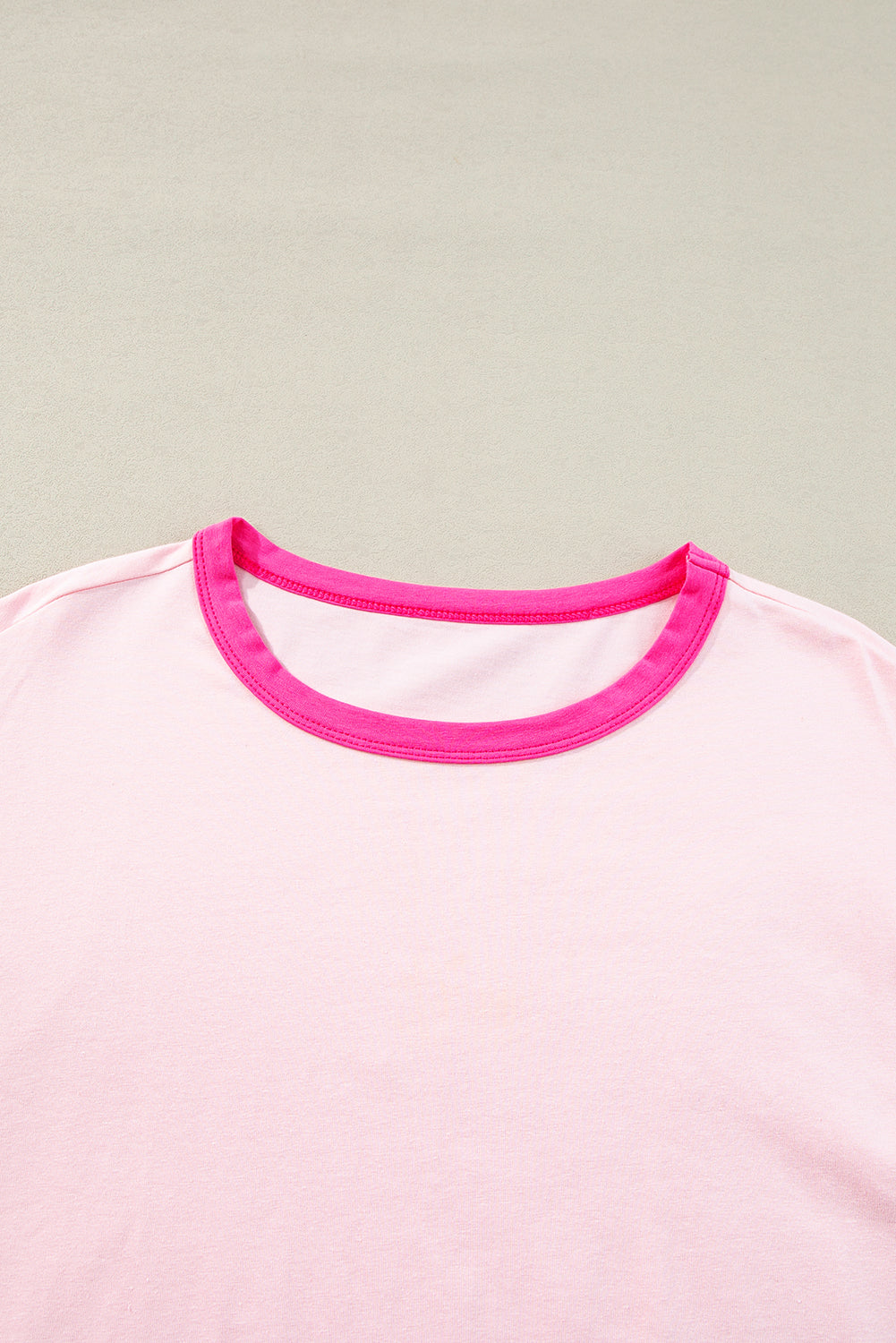 Pink Multicolor Stitch Sweater