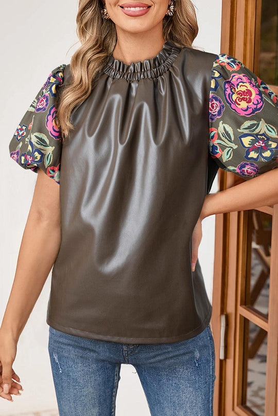 Rachal Floral Pleater Blouse