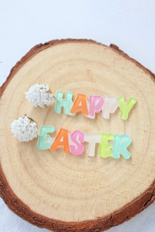  Colorful "HAPPY EASTER" Earrings